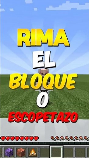 RIMA O ESCOPETAZO en MINECRAFT