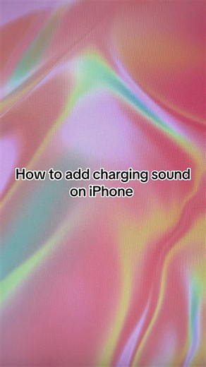 How to add charging sound on iPhone #apple #techtech #smartphone #iphone #shorts
