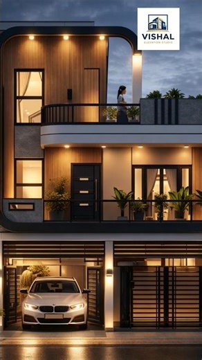 New Front elevation #home #2bhkhousedesign #architecturehousedesign #30x50kagharkanaksha