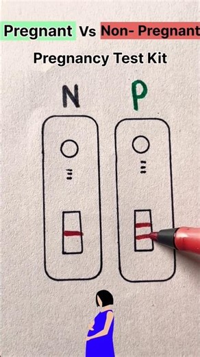 Pregnant Vs Non- Pregnant? How to find out in pregnancy kit? Position Or Negative Test Result 🤔 😒