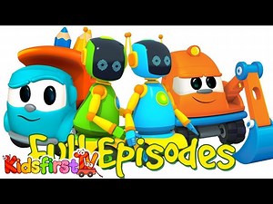 Leo the truck Full episodes #10. Car cartoon & learning videos. Vehicles for kids with Leo truck. - Videos For Kids