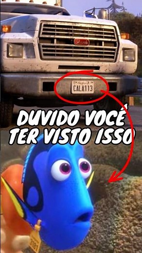 você percebeu que no filme procurando dory...