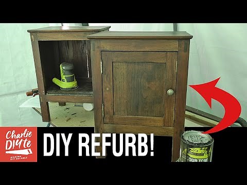 DIY Bedside Table Restoration