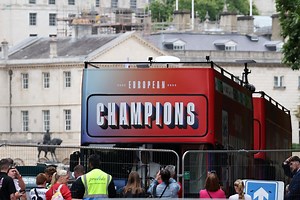 Live: Lionesses victory parade aerial footage as thousands celebrate England Euro 2025 victory