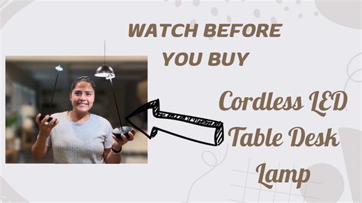 Watch Cordless LED Table Lamps - must watch its uses on Amazon Live