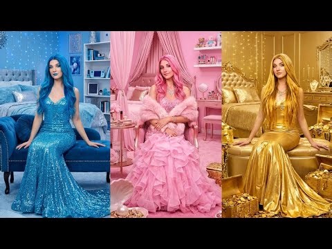 SWEET PINK MERMAID vs REBEL MERMAID 🧜‍♀️✨ The ultimate battle of sparkle