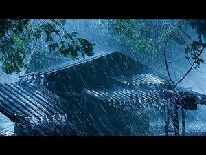 Heavy Rainstorm Sounds for Sleeping, Relaxing - Live Rain 24/7 - Thunderstorm Sounds for Deep Sleep