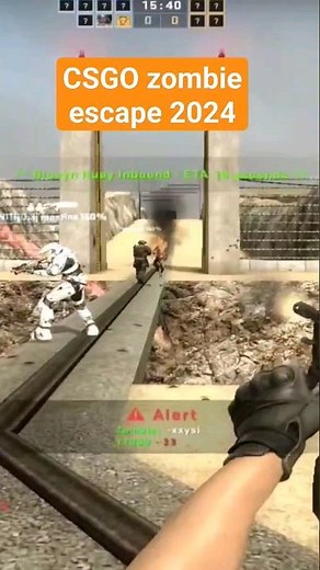 CSGO: counter strike global legacy Zombie Escape map ze jurassic park Server mizapro 15 / 03 / 2024
