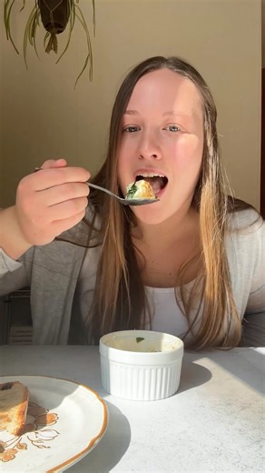 Ingredients: -Two eggs -Spinach -Milk -Cheese -Hot sauce Directions: Microwave the spinach for 30 seconds in a microwave safe dish. Add two eggs, a splash of milk, salt, pepper, cheese and hot sauce as desired. Microwave for two minutes and enjoy! 🍳 | EatingWell