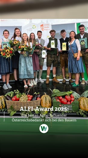 Beim ALFI-Award 2025 in Wien wurden Österreichs Agrar-Influencer gefeiert, die die Landwirtschaft auf kreative und authentische Weise in die sozialen Medien bringen. Der Austrian Land- und Forst Influencer Award (kurz ALFI) hat gezeigt, wie junge Landwirtinnen und Landwirte mit Leidenschaft und viel Engagement die Landwirtschaft für die nächste Generation sichtbar machen. Herzlichen Glückwunsch an alle Gewinnerinnen und Gewinner! Hier sind die Preisträger des ALFI-Awards 2025: 🏆 Influencer (>5.