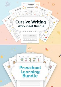 Cursive Handwriting Practice, Sentence Tracing Worksheets (PDF)