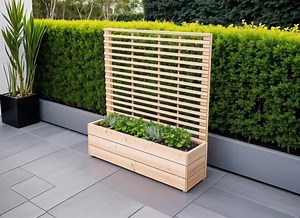 Planter Box With Trellis DIY Plan – Raised Garden Bed Woodworking PDF - Etsy