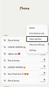 How to Check Total Call Timing on Samsung Devices #pixelpowerhub#screenreader#smartphone#viral#reels