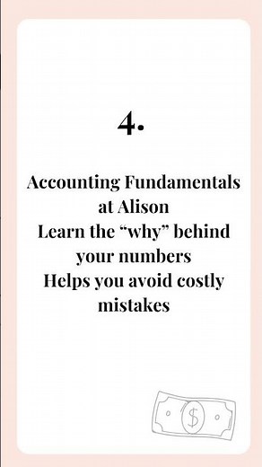 5 free bookkeeping courses to get started. Stuck? DM ‘HELP’