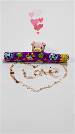 🐷Look How Good My Piggy is at Eating! #shorts #stopmotion #mukbang #funny #animatio #cute