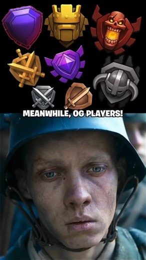 Clash of clans old Ranking system 💀 vs new ranking system 🥶 | COC old memories #coc #shorts