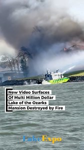 Multi Million Dollar Lake of the Ozarks Mansion Destroyed by Fire, Full Story on How: https://bit.ly/3KAIanH [Video Credit: Sarah Vinyard] The home appears to be a total loss, as photo and video footage revealed a significant portion engulfed in flames. Eyewitnesses to the fire reported that all residents had escaped unharmed. Follow Lake Expo for more Ozarks News | Lake Expo