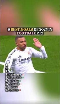 Top 9 Best Goals Of 2025 In Football pt2🔥
