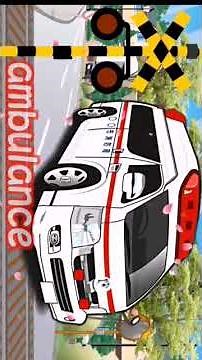働く車 電車 大集合!! 幼児 子供向け 動画 トラック バス 救急車 消防車 動物 railroad crossing animation #ふみきり #電車 #のりものあつまれ #幼児向け