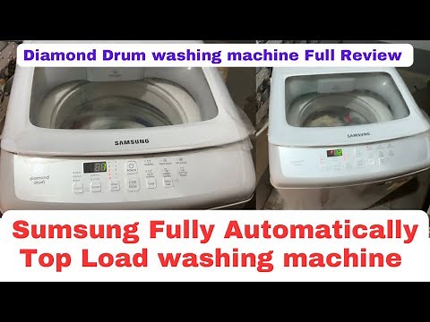 Samsung 7KG Diamond Drum Top Load washing machine Installing,How to Use | All Function details