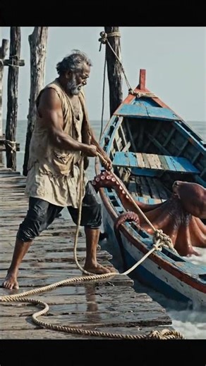 Giant octopus catch by fishermen 🐙