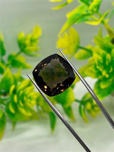 Natural Brown Smokey Quartz, Cushion Cut Stone, Hand Made Gemstone, Making for Jewellery. - Etsy