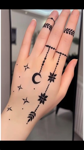 Aesthetic Mehndi designs 🥀✨|#henna #newmahendi #hennatattoodesign #backhandmehndi #mehndi