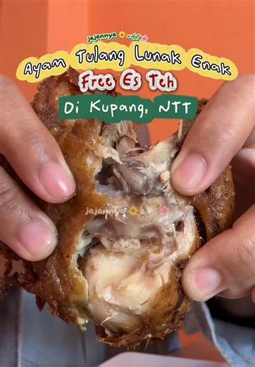 ayam goreng rempah yang tulangnya bisa digerogotin 🤤 📍 Nori || Spesial Ayam Bebek & Oseng Daging Jalan Soverdi, Oebufu, Oebobo, Kota Kupang, NTT ⏰ Senin - Sabtu, 09.00 WITA - 21.00 WITA ‼️ Jam Buka Sementara ‼️ 11.00 WITA - 20.00 WITA 💵 Cash, Transfer #ayamtulanglunak #kulinerkupang #kulinerkupanghalal #kupangntt #nttpride🏝🔥