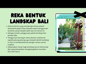 TINGKATAN 3 KONSEP REKA BENTUK LANDSKAP