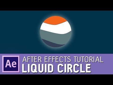 Liquid Circle Fill in After Effects - Shape Layer and Masks usage tutorial