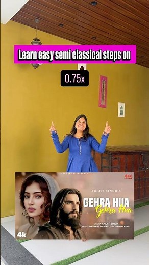 EASY STEP BY STEP TUTORIAL | GEHRA HUA | SEMI CLASSICAL | #dancetutorial #semiclassical #gehrahua