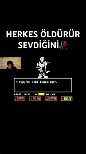 ÇOK ÜZGÜNÜM🥺 | Undertale genocide | #undertale #papyrus