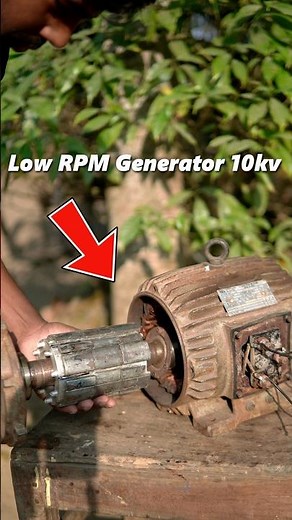 Low RPM 220v AC Permanent Magnet Generator 10KW