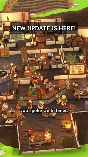 Greenheart Games on Instagram: "Tavern Keeper update 0.69 (nice) is here! Since the Early Access release, we have published around 50 versions, fixing countless issues and hiccups. While working on these smaller but important fixes, we were busy with the next bigger version - which is now LIVE! Update 0.69 of Tavern Keeper brings a bunch of quality of life changes inspired by YOUR feedback. We hope you enjoy this patch, let us know how the game feels! #tavernkeeper #gaming #indiegame #update #pc