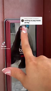 6.7M views · 35K reactions | Nainstall na ang smart door lock ng #baba! ✨ Thank you so much JTN Enterprises korean product #SmartDoor #korean #SmartDoorLock | Miss Kat | Facebook