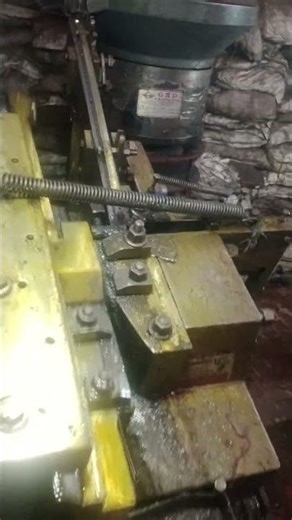 Bolt Making Thread Rolling (Threading Operation)