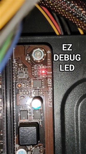 EZ Debug issue Error on DRAM #cpu #debugging #tech #instagram #ezdebug