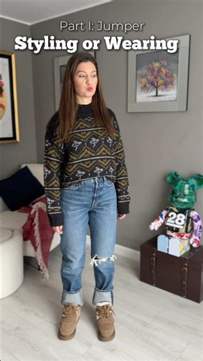 Styling Jumper #jumper #jumpers #winterfashion #winterstyle #styleover35 #stylingtips #styling #ootd