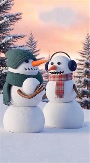 Snowman cannibalism #funny #ai