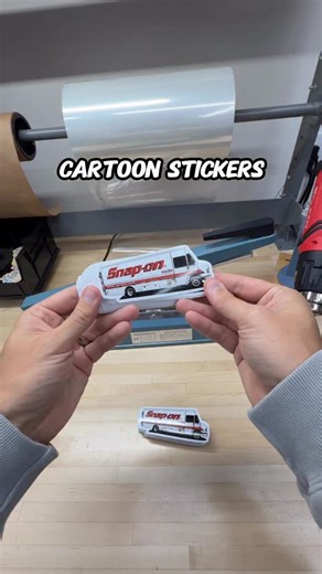 AADesigns on Instagram: "Cartoon Car Stickers! Let’s turn your photo into a cartoon design with stickers! Size 3”x3” #snapon #snapontools #pov #asmr"