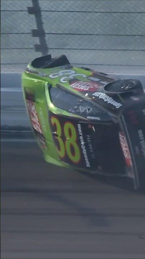 Scary crash at Kansas