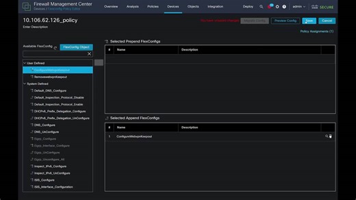 Blocking Web Portal access to RAVPN on FTD managed by FMC - Cisco Video Portal