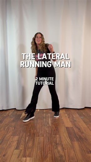 The Lateral Running Man #Shuffle #shuffledance #shuffletutorial #learntoshuffle #beginnershuffler #howtoshuffle #midlifeshuffle | Midlife Shuffle