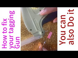 How to fix your tagging gun