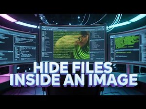 How to Hide Files or Secret Text Inside an Image | Invisible Data Trick | Steganography Tutorial