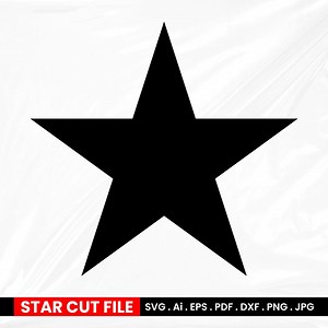 Star SVG Cut Files | Simple Star Vector Shape | Png Clipart | Cricut Dxf | Digital Download - Etsy