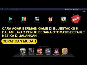 Cara agar bermain game di BlueStacks 5 dalam layar penuh secara default