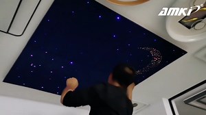 Watch Installing home star ceiling with AMKI 16W fiber optic light on Amazon Live