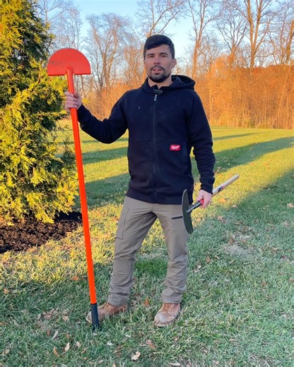 A.M. Leonard | Tools/Supplies on Instagram: "✨Check Out the New AM EDGE All-Steel Half-Moon Edger! ✨ Available end of January, 2026. This properly weighted, All Steel edger is purpose built for all turf edging tasks. Cut back overgrown edges along paved surfaces, redefine mulch beds, tree rings, chop through roots, and more with this high quality tool. Features an industry standard, 9" wide edger blade that comes with a chamfered blade edge which can be sharpened further. Large turned steps offe