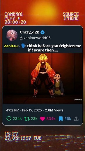 I ZENITSI for the first time I unlocked thunder god power #demonslayer#zenitsu #thundergod #anime